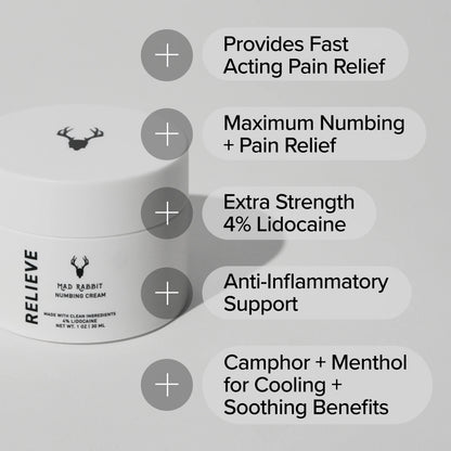 Numbing Cream with Menthol For Bundle